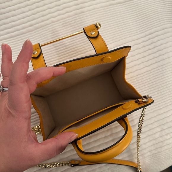 Strathberry Nano Tote in Blossom Yellow - Picture 8 of 12